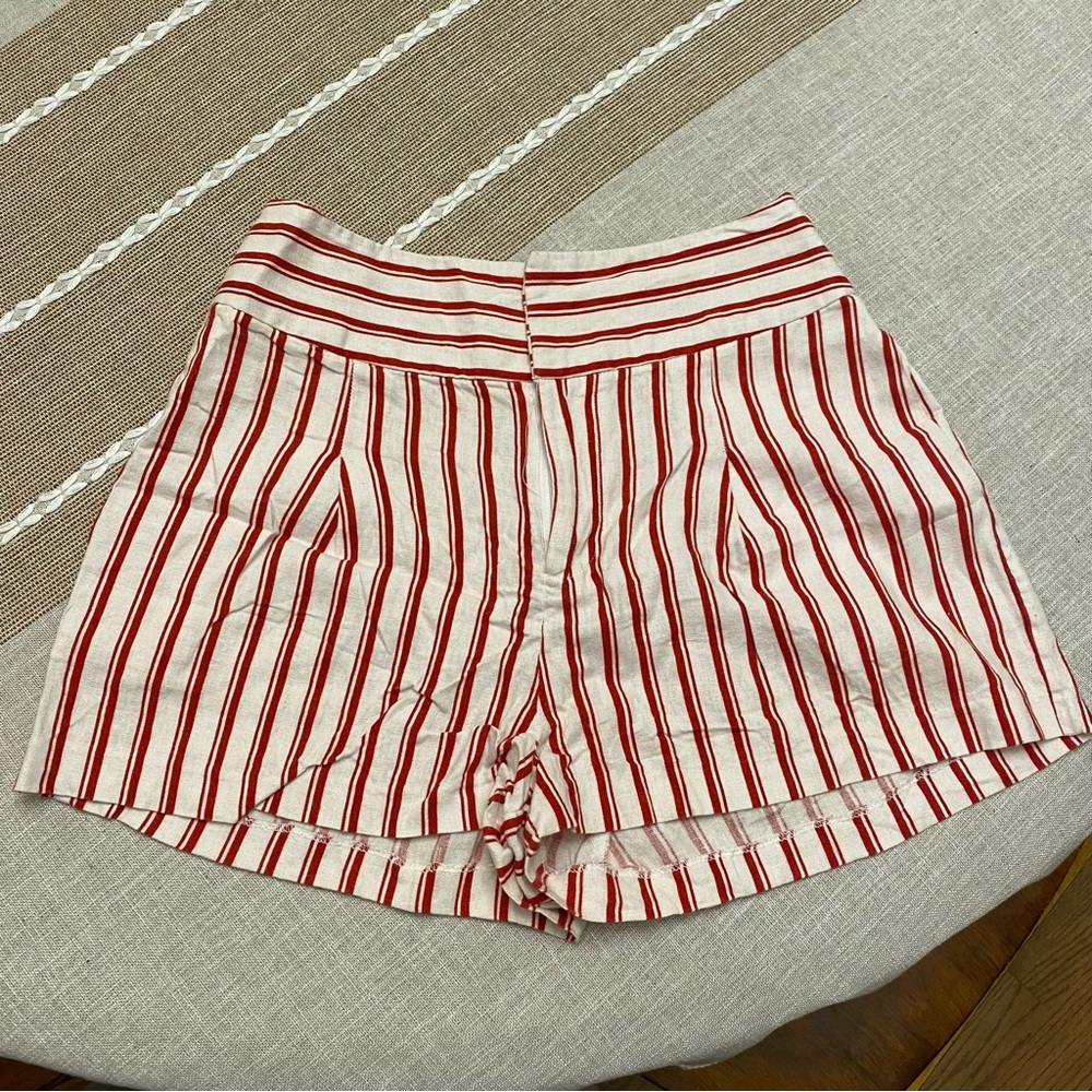 Womens forever 21 size small high waisted striped shorts